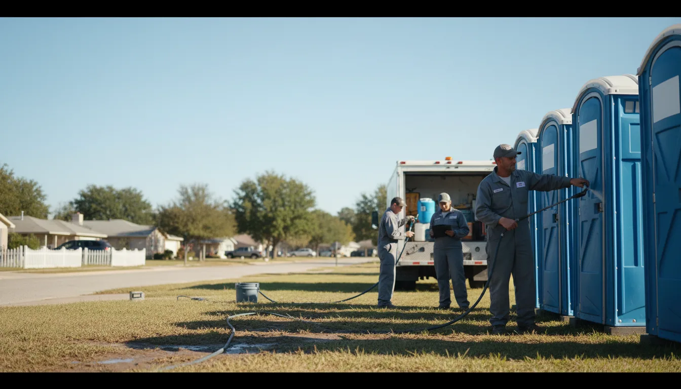 Long-Term Portable Toilet Rental in Bellville, TX near me